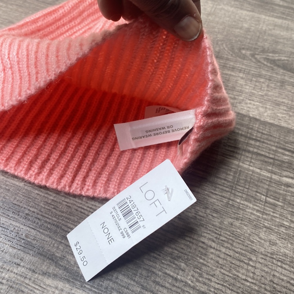 Mauve pink bonnet - Picture 3 of 3